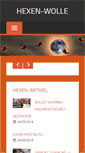 Mobile Screenshot of hexen-wolle.de